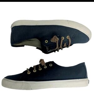 SPERRY Womens 8M Top-Sider Pier View Blue Navy Boat Deck Traction Shoes STS90550